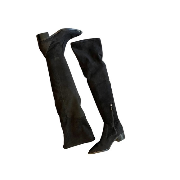 New Marc Fisher Black Yakira Over the Knee Boot Size 5.5M NWOB - Picture 3 of 14